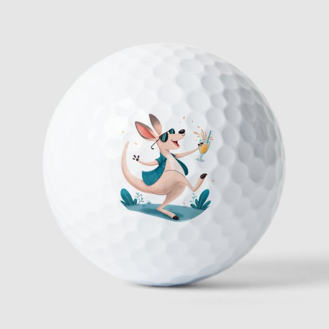 Canguro 🦘 golf ⛳ pelota ⛳ (Anverso)