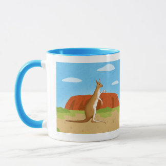 Canguro Taza en el bosque 
