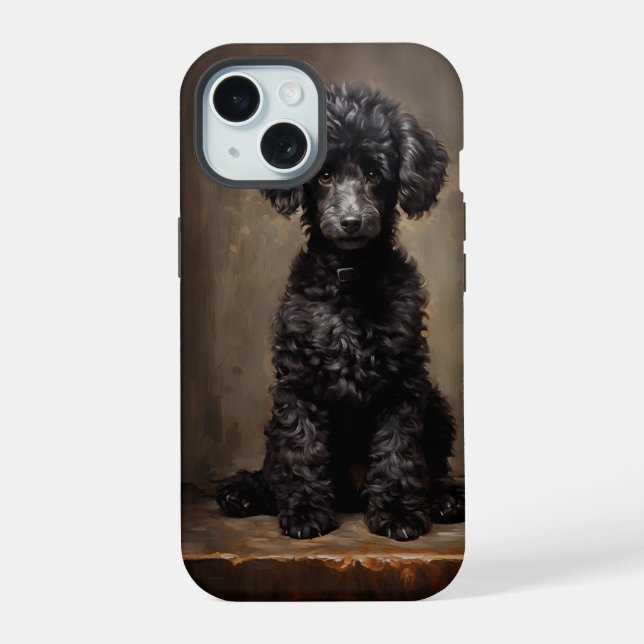 Caniche negro (Reverso )