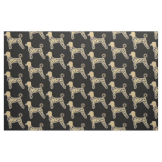 Caniches de la tela de algodón de encargo