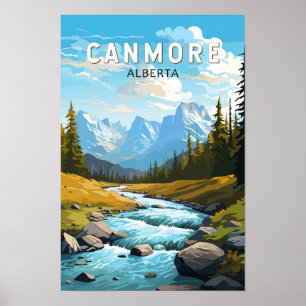 Canmore Canadá Viajes Arte Vintage