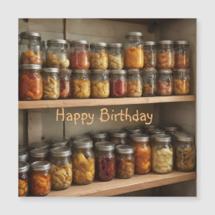 Canning Magnetic Birday Card