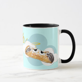 "cannoli santo!"  taza chistosa de la parodia