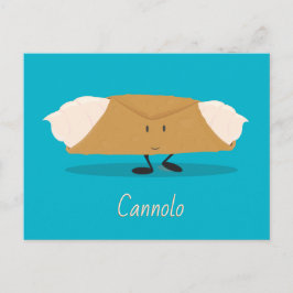 Cannolo sonriente | Tarjeta postal