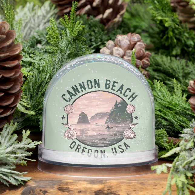Cannon Beach Retro Vignette (Invierno)