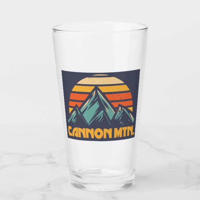 Cannon Mountain New Hampshire Retro Turquoise (Anverso)
