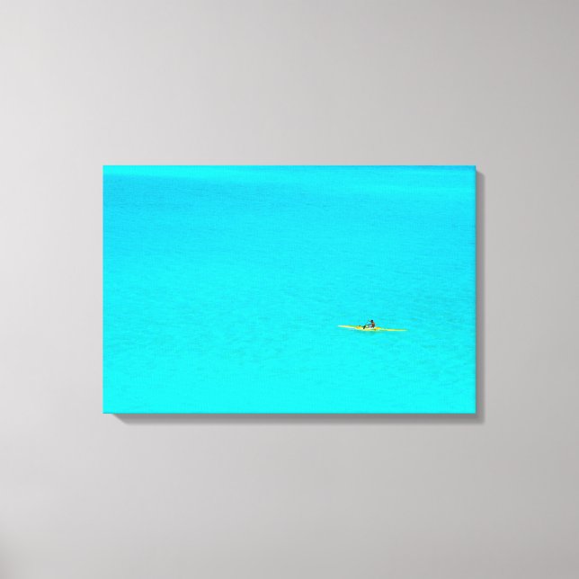 Canoa de Ougatillo en la impresión de lona de Bora (Anverso)