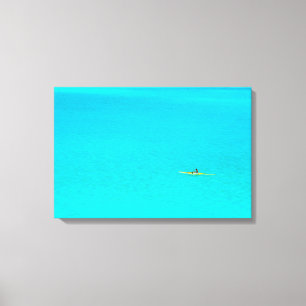 Canoa de soporte en la impresión de la lona de