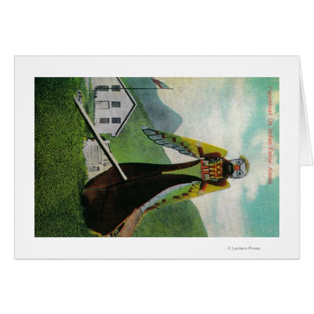 Canoa india con cabeza de figurehead en el estado  (Anverso (Horizontal))