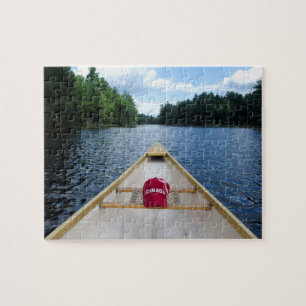 Canoa, Lago Norte, Puzzle de gorra Canadá