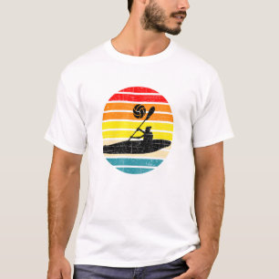 Canoe Polo Vintage Sunset Water Polo Kayak Sports
