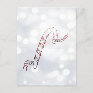 Cañón con cinta de opciones, postal de Navidades