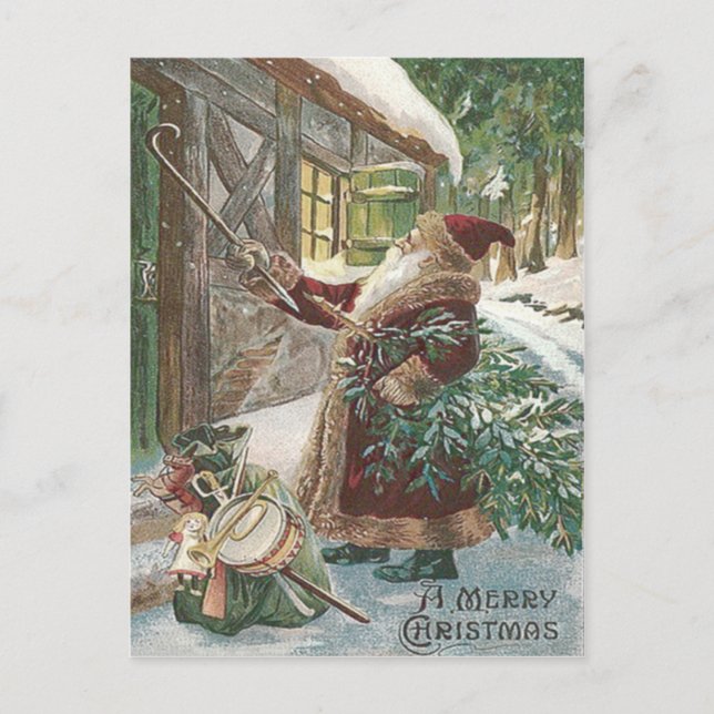 Cañón de árbol de navidad de Santa Claus (Anverso)