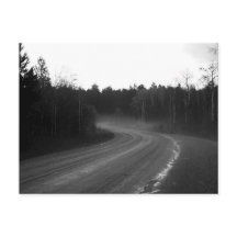 Cañón de langosta, niebla tras postal de tormenta