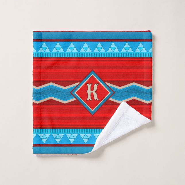 Cañón del río Suroeste Turquesa Rojo Personalizado (Toallita)