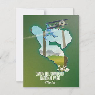 Cañón del Sumidero, mapa de México