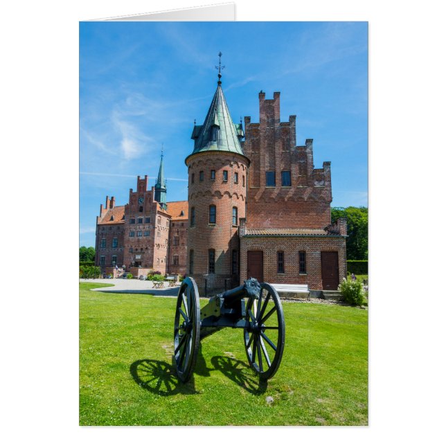 Cañón en el Castillo Egeskov (Frente)
