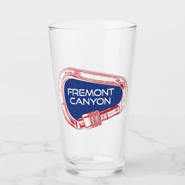 Cañón Fremont Wyoming Rock Climber Carabiner (Anverso)