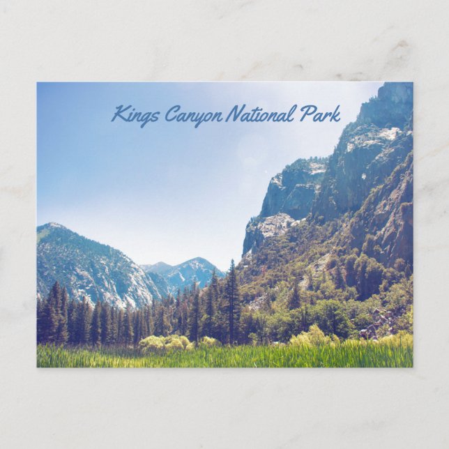 Cañón Kings - Zumwalt Meadow | Tarjeta postal (Anverso)