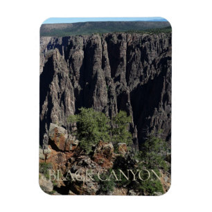 Cañón negro del imán del parque nacional de Gun