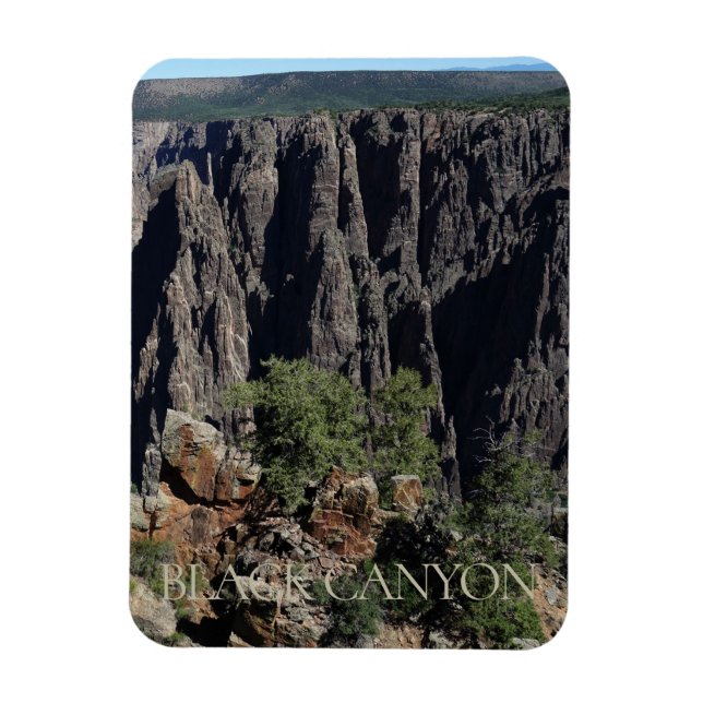 Cañón negro del imán del parque nacional de Gunnis (Vertical)