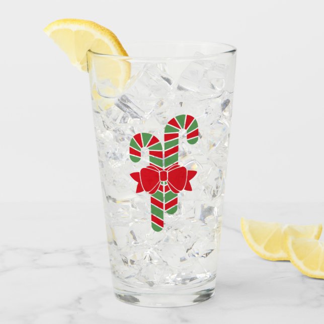 Cañones de canto de Navidades rojos y verdes perso (Anverso (hielo))