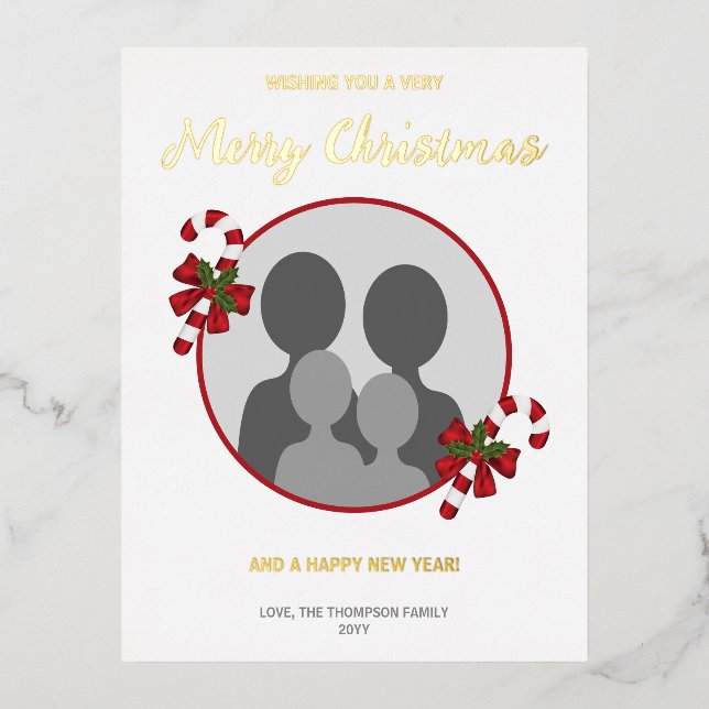 Cañones de Personalizado con plantilla de fotograf (Anverso)