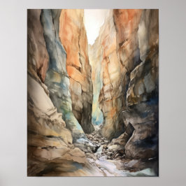 Cañones de ranura Utah Poster de impresión de arte