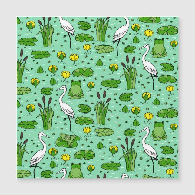 Cañones, garzas, lirios: enjambre vintage. (Anverso)