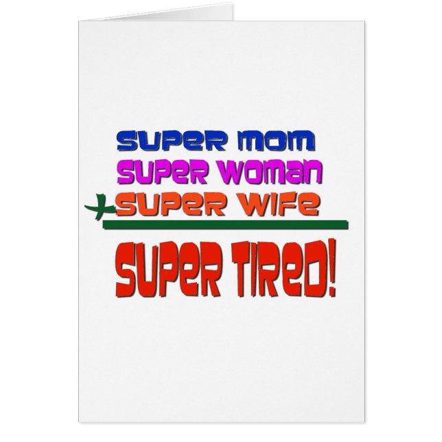 ¡Cansado estupendo! (Frente)