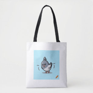 "Cansado Personalizado de paloma  Bolsa de Diseño 