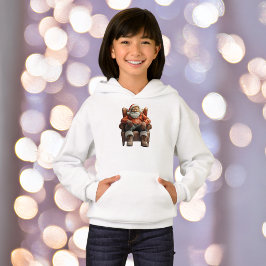 Cansado Santa Chica Hoodie
