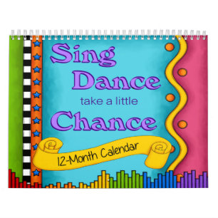 Canta, Baile Toma Un Pequeño Poder Calendario De 1