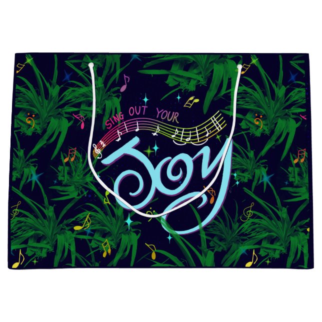 ¡Canta Tu Alegría! Bolsa de regalo media (Anverso)