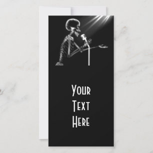 CANTANDO DE X-RAY SKELETON EN RETRO MIC - B&W