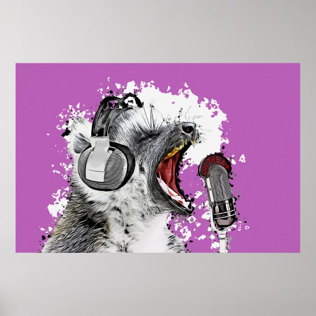Cantando el arte cómico de Lemur (Frente)