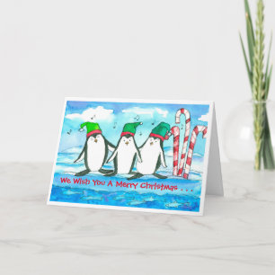 Cantando Pingüinos Feliz Navidad