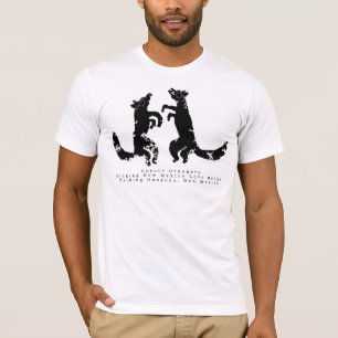 Cantantes Coyote Cantando Camiseta de Canciones de