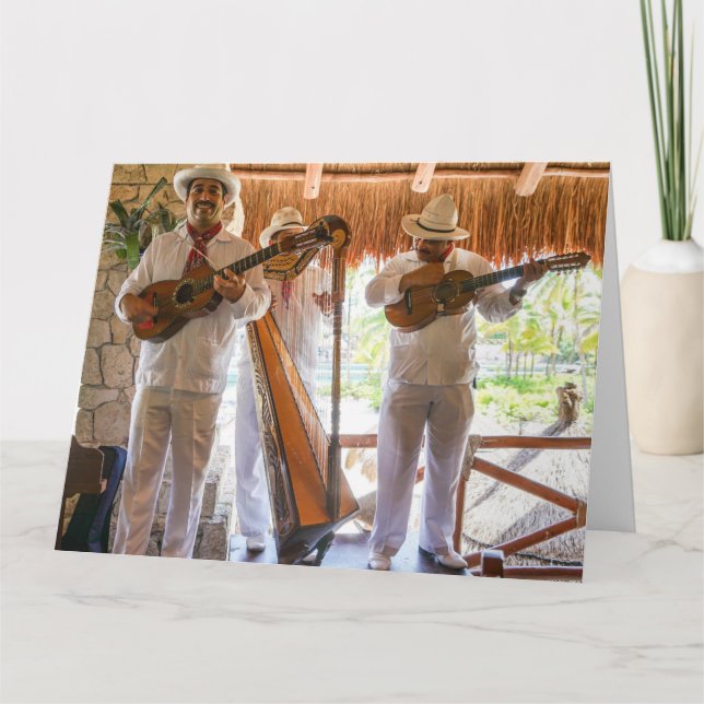 CANTANTES DE BANDA MEXICANA TARJETAS DE CUMPLEAÑOS (Anverso)