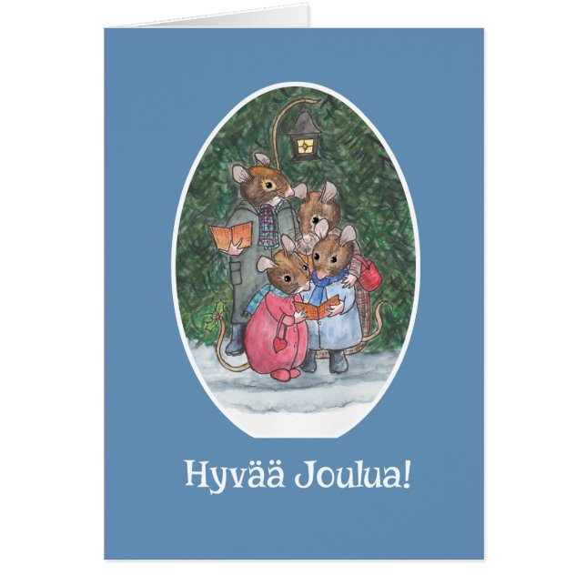 Cantantes de Cute Mice Carol Saludos finlandeses (Frente)