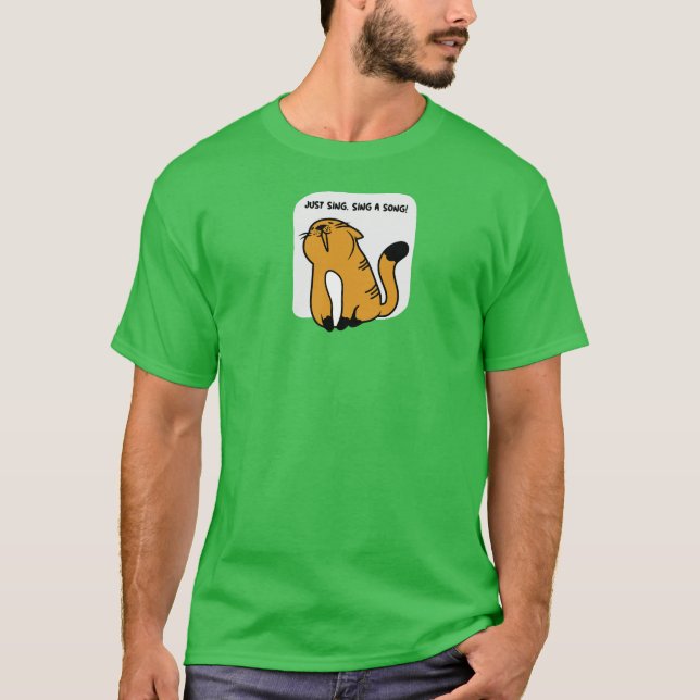 ¡Cantar, cantar una canción! Camiseta (Anverso)