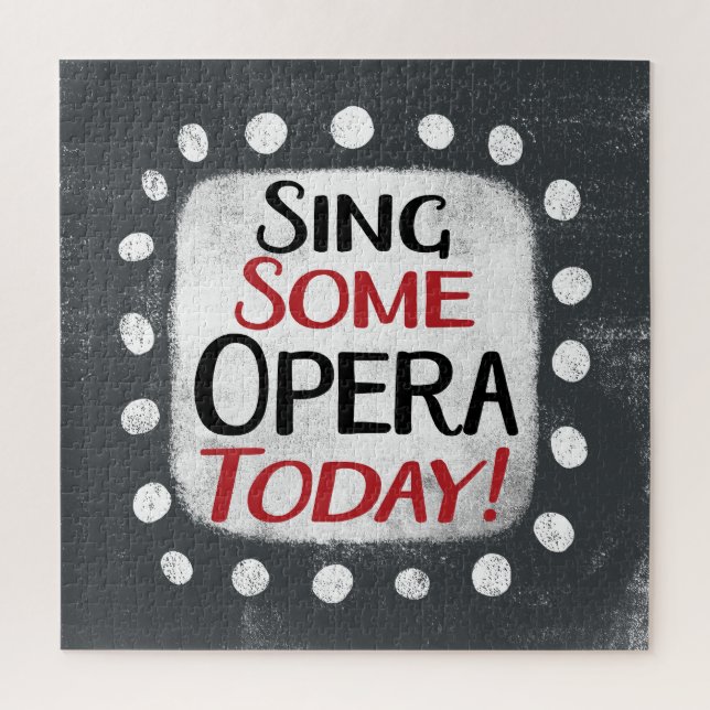 Cantar Una Ópera Hoy Rompecabezas (Vertical)