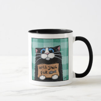 Cantará para los pescados - taza caprichosa del