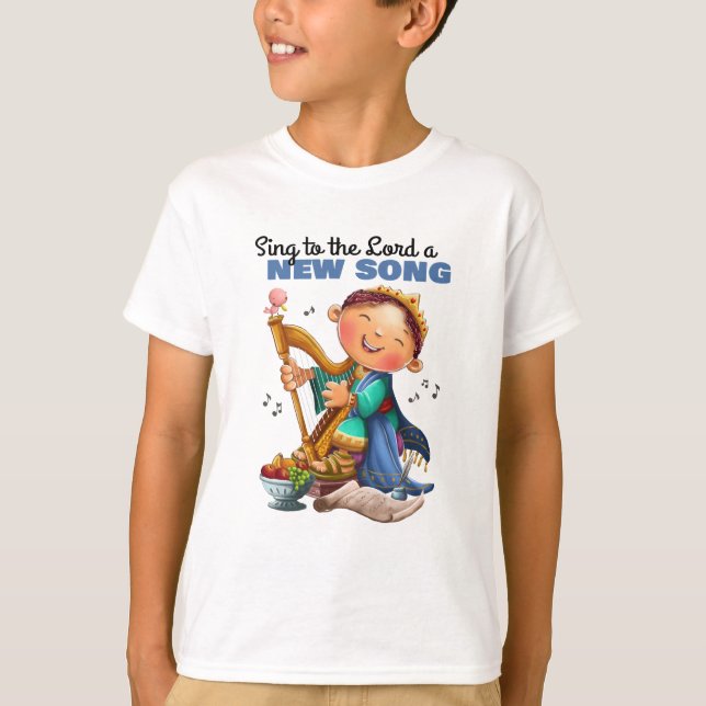 Cante al señor una nueva camiseta del verso de la (Anverso)