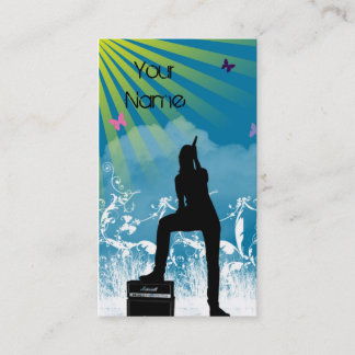 CÁNTELE la tarjeta de visita RUIDOSA