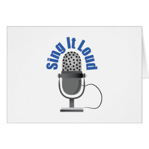 Cántelo ruidosamente