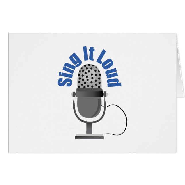 Cántelo ruidosamente (Anverso (Horizontal))