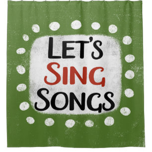 Cantemos canciones cortina de ducha