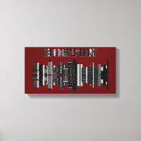 Canto de arte de la pared de Boston