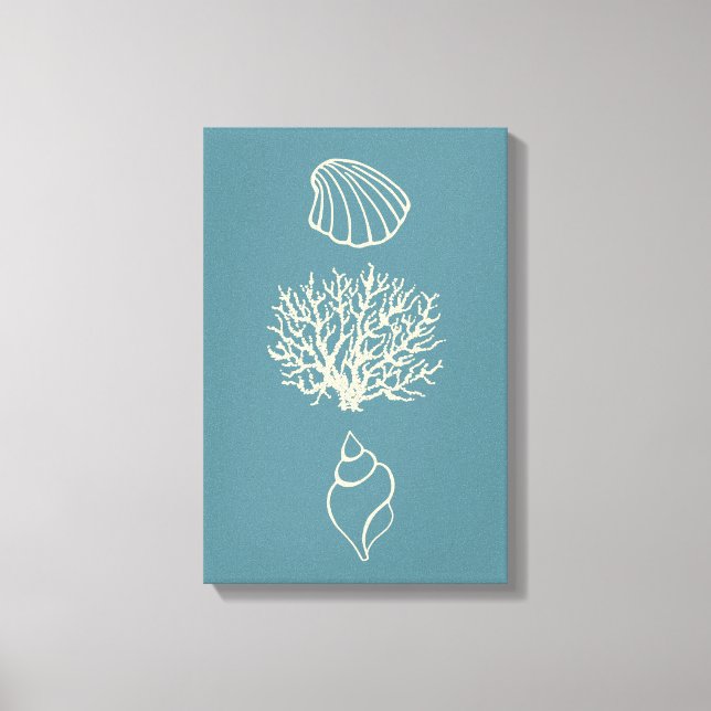 Canto de arte de la playa azul (Anverso)